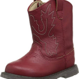 Baby Deer Round Toe Western Boot
