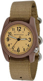 Bertucci DX3 Coyote Nylon Strap 40mm Patrol Khaki Polycarbonate Case Field Watch