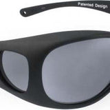 Jonathan Paul Fitovers Medium Lotus Matte Black Polarized Gray Sunglasses
