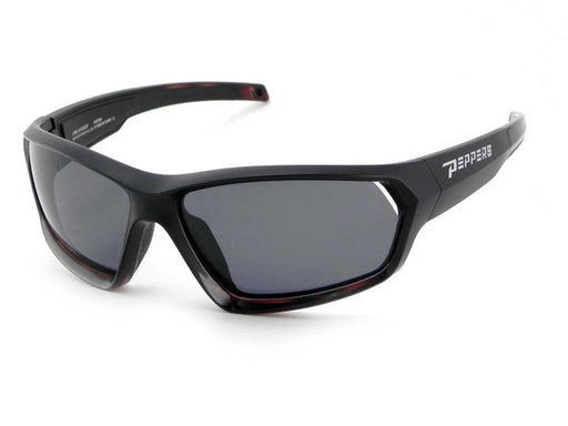 Pepper's Depth Charge Shiny Tortoise Fade With Smoke Polarized Lens Sunglasses