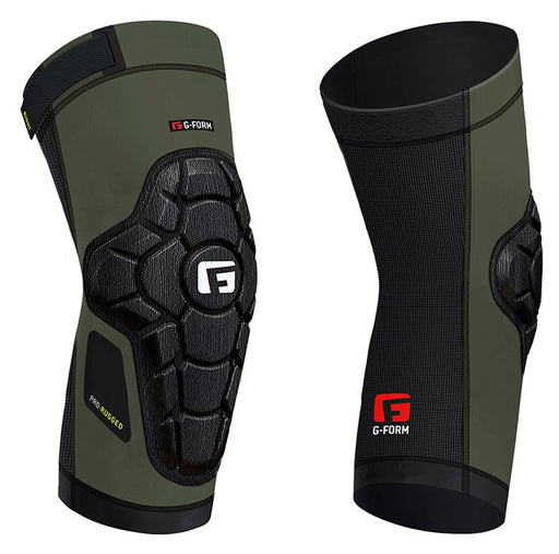 G-Form Pro-Rugged Army Green Knee Pad Adult X-Large Pair