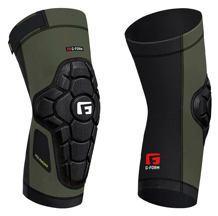 G-Form Pro-Rugged Army Green Knee Pad Adult X-Large Pair