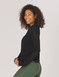 Glyder Women's X-Large Black Mood Tank Long Sleeve Shirt