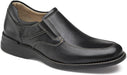 Johnston & Murphy Shuler Moc Toe Black Size 13 Slip-On Dress Shoes