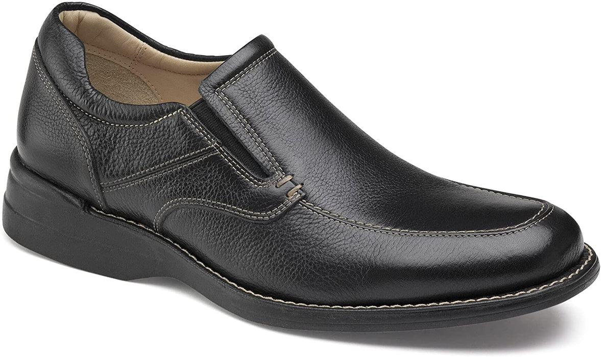 Johnston & Murphy Shuler Moc Toe Black Size 14 Slip-On Dress Shoes