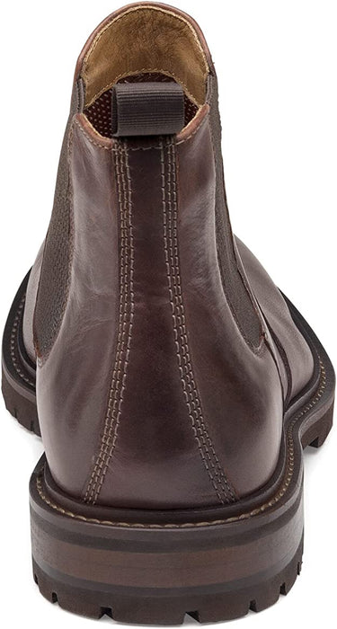 Johnston & Murphy Men's Barrett Size 12 Tan Oiled Suede Chelsea Boots