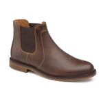 Johnston & Murphy Men's Copeland Size 10.5 Tan Oiled Full Grain Chelsea Boots