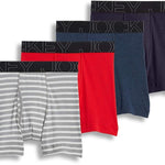 Jockey Men's ActiveBlend 7" Medium 4 Pack Mid-Rise Midway Brief Underwear