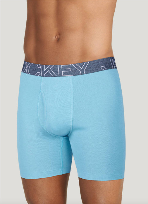 Jockey Men's ActiveBlend 7" Medium 4 Pack Mid-Rise Midway Brief Underwear