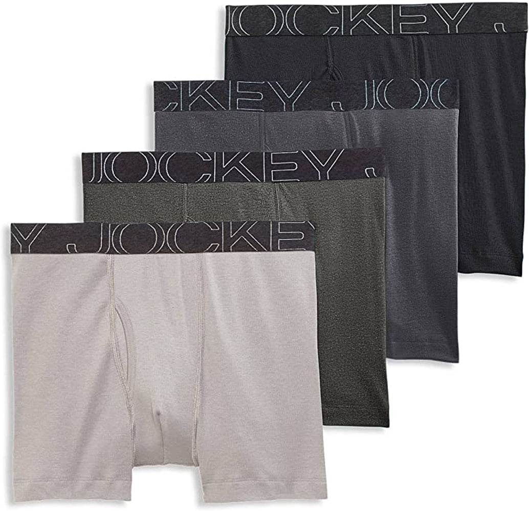 Bundle of 2-4 Packs of Jockey Men's 5 Mid-Rise Boxer Brief Underwear —  Sports by Sager