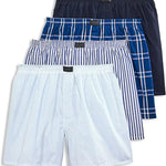 Jockey Men's ActiveBlend 5" XX-Large 4 Pack Small Mid-Rise Woven Boxer Underwear