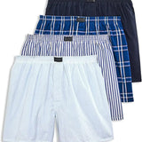 Jockey Men's ActiveBlend 5" XX-Large 4 Pack Small Mid-Rise Woven Boxer Underwear