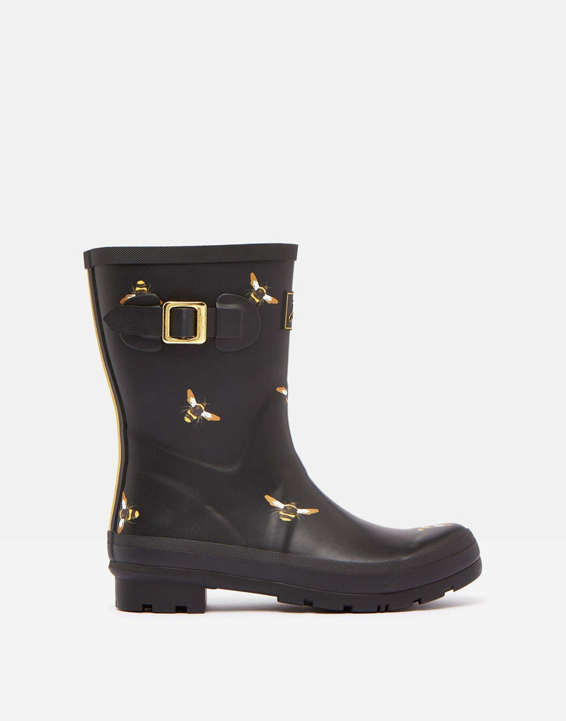 Joules black cheap wellies