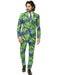 OppoSuits Men's Party Suit Size 44 Juicy Jungle Long Sleeve Jacket, Tie & Pants