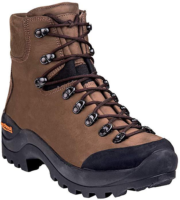 Kenetrek Men's Brown Sz 9.5 Rubber Toe Cap Hiking Desert Boots W/ Free Gaiter