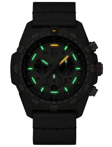 Luminox Men's Bear Grylls Survival ECO Recycled Ocean Material 45mm Analog Watch