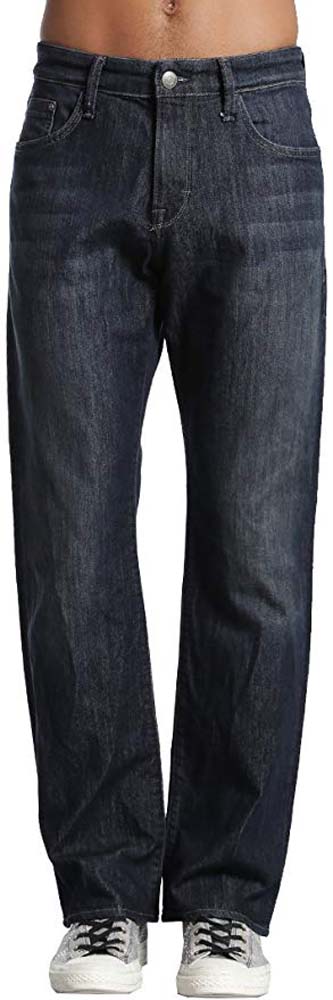 Mavi Men's Matt Size 34/32 Relaxed Fit Deep Stanford Straight Leg Jeans