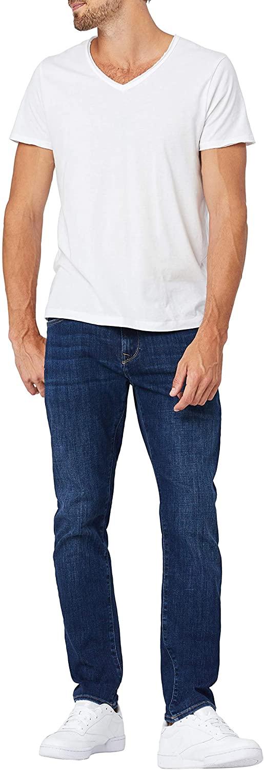 Mavi Men's Matt Size 36/32 Relaxed Fit Dark Feather Blue Straight Leg Jeans