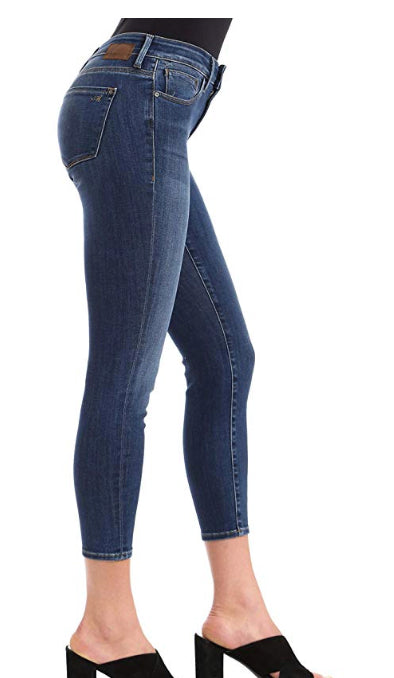 Mavi Women's Adriana Indigo Supersoft 30/32 Mid Rise Super Skinny Pants