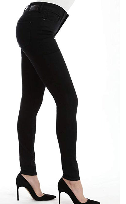 Mavi Women's Alissa Black Brushed Supersoft 31/32 High Rise Super Skinny Jeans