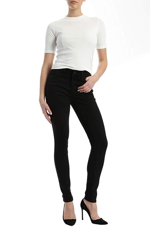 Mavi Women's Alissa Black Brushed Supersoft 28/32 High Rise Super Skinny Jeans
