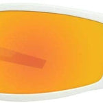 Maxx Sunglasses Zulu White Frame with Red Accents HD Amber Mirrored Lens