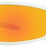 Maxx Sunglasses Zulu White Frame with Red Accents HD Amber Mirrored Lens