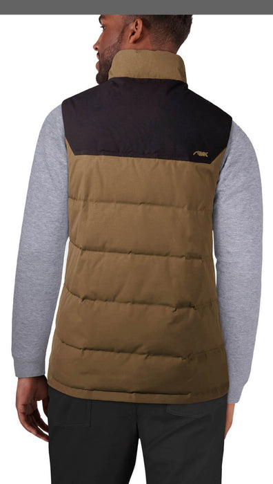 Mountain Khakis Men's Outlaw Down Small Tobacco Water Repellent Vest