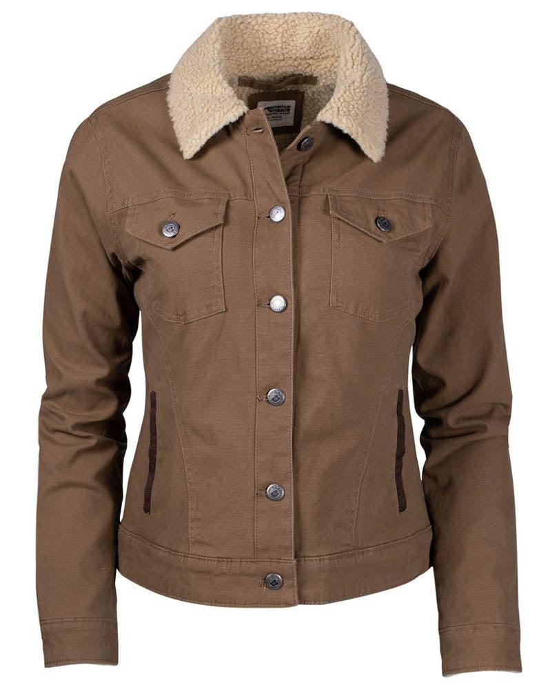 Mountain Khakis Women's Tobacco Large Ranch Shearling Faux Leather Jacket