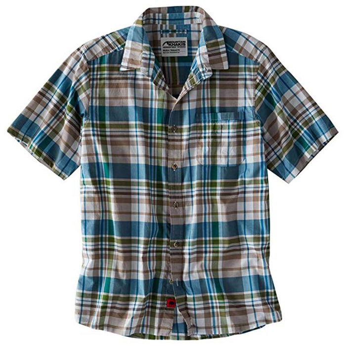 Mountain Khakis Men's Size Small Tomahawk Madras Short Sleeve Shirt