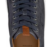 Johnston & Murphy Men's Banks Lace-To-Toe Retro Style Navy Size 8.5 Shoes