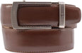 Nexbelt Vetica Brown Strap with Brushed Nickel Buckle Belt