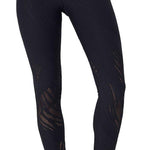 Onzie High Rise Black Selenite Medium-Large Midi Leggings