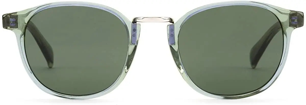Otis Eyewear A Day Late Emerald Grey Mineral Lens Sunglasses