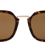 Otis Eyewear Modern Ave ECO Havana Brown Polarized Mineral Lens Sunglasses