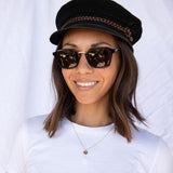 Otis Eyewear Modern Ave ECO Havana Brown Polarized Mineral Lens Sunglasses