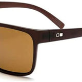 Otis Eyewear After Dark X Matte Espresso Brown Polarized Mineral Lens Sunglasses