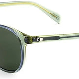 Otis Eyewear A Day Late Emerald Grey Mineral Lens Sunglasses