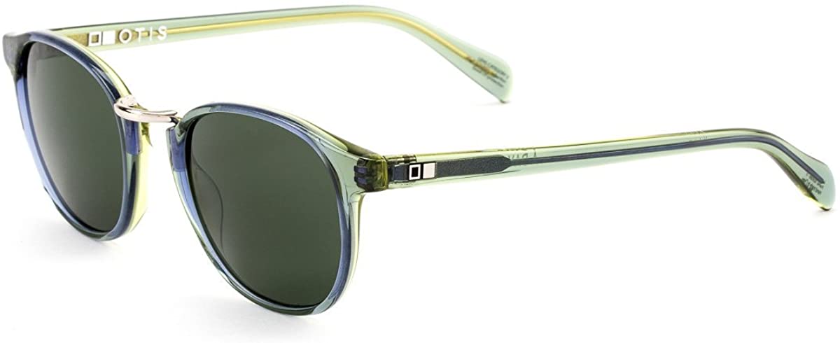 Otis Eyewear A Day Late Emerald Grey Mineral Lens Sunglasses