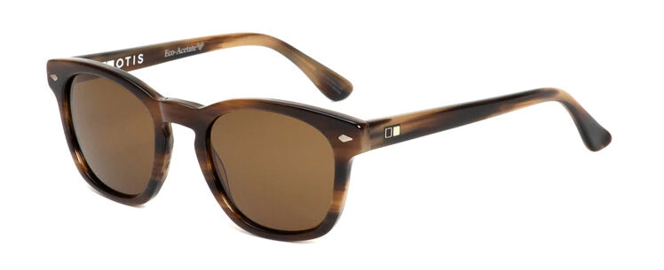 Otis Eyewear Summer of 67 ECO Hornwood Brown Polarized Mineral Lens Sunglasses