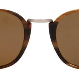 Otis Eyewear A Day Late ECO Hornwood BrownPolarized Mineral Lens Sunglasses