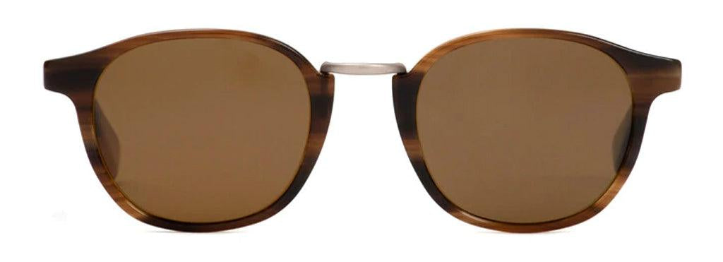 Otis Eyewear A Day Late ECO Hornwood BrownPolarized Mineral Lens Sunglasses