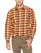 Mountain Khakis Men's Peaks Flannel Butterscotch Size X-Large Long Sleeve Shirt