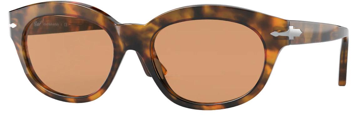 Persol Women's PO3250S Caffe' with Brown Designer Sunglasses