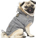Canada Pooch Alaskan Army Parka Size 20 Salt & Pepper Insulated Dog Coat