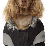 Canada Pooch True North Parka Size 14+ Grey Reflective Insulated Dog Coat