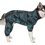 Canada Pooch Slush Suit Size 26 Green Camo Water-Resistant Dog Bodysuit