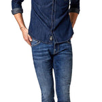 Mavi Men's Large Rio Deep Brushed Vintage Denim Shirt