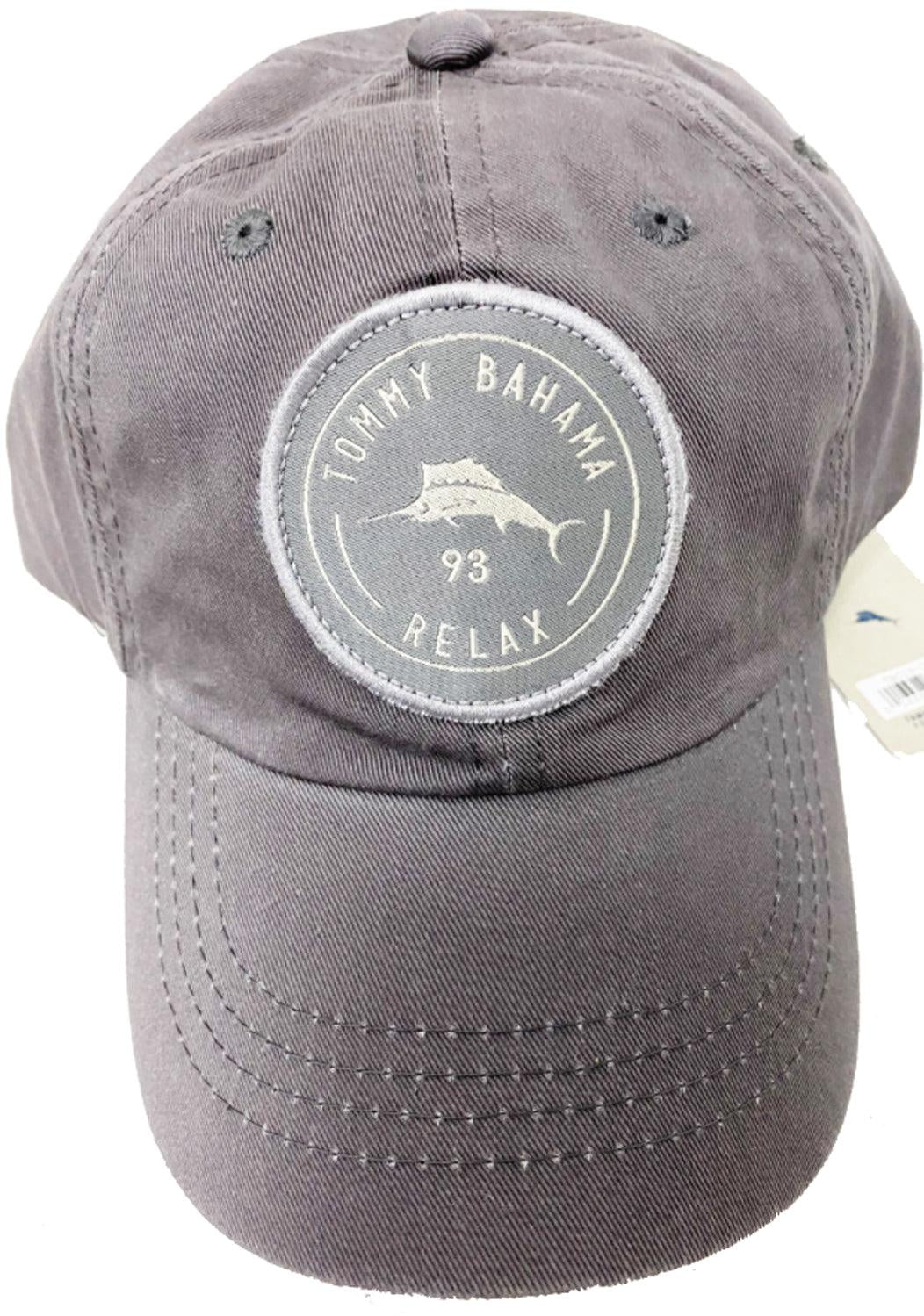 Tommy Bahama Coral Reef Charcoal Adjustable Golf Hat Ball Cap