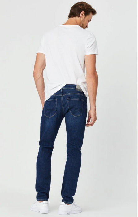 Mavi Men's Zach Dark Feather Blue Size 34/32 Straight Leg Regular Fit Jeans